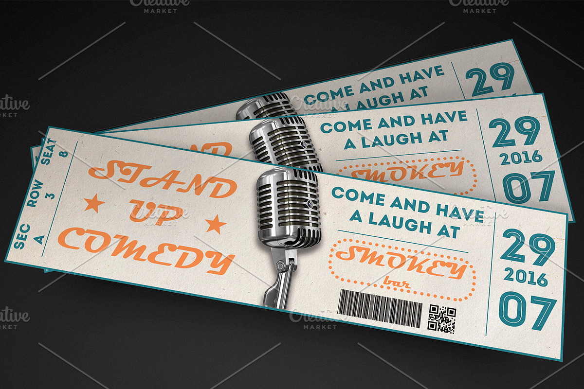 Multipurpose Event Ticket, an Invitation Template by Konakchiev (Photo 1 of 3)