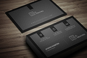 Dark Corporate Business Card, a Business Card Template by bouncy (Thumbnail 3 of 4)