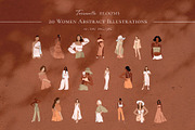 Terracotta Blooms Illustrations, a Decorative Illustration by TiriCo (Thumbnail 2 of 9)