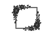Floral Decorative Frame Vector Bundl, an Illustration by musafir_fashion (Thumbnail 3 of 51)