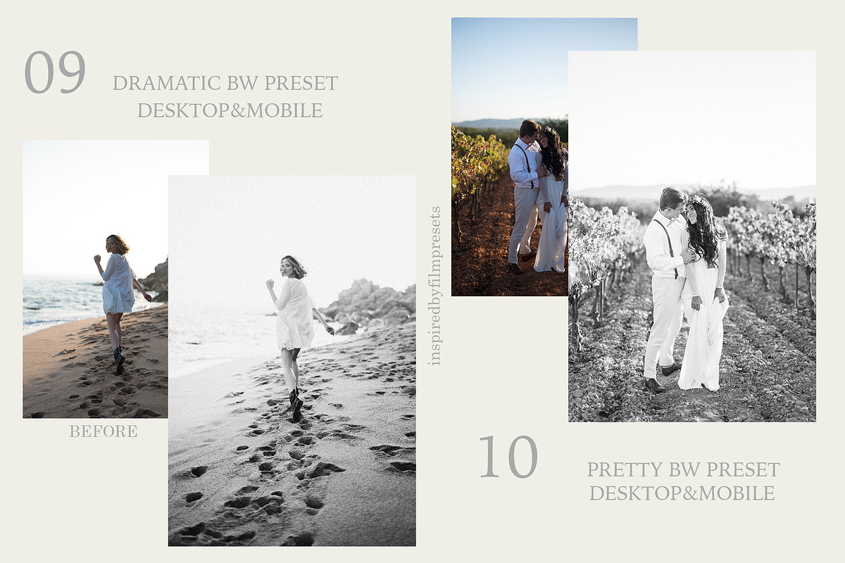 PRO 10 Photography Lightroom presets, an Action Add-On by InspiredbyfilmPresets (Photo 6 of 6)