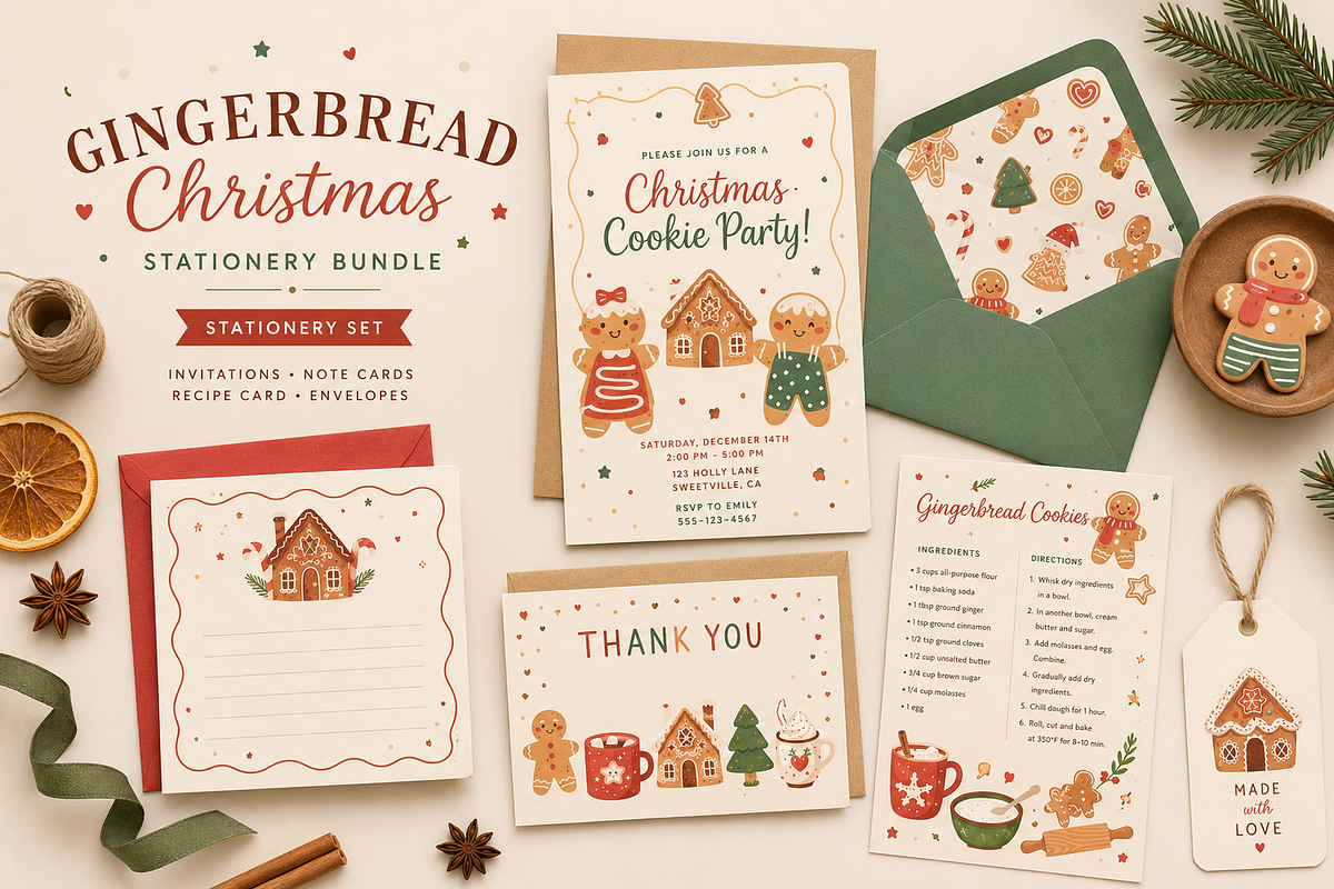 Christmas Sweets Illustrations, a Seasonal Illustration by Anna Studio (Photo 6 of 12)