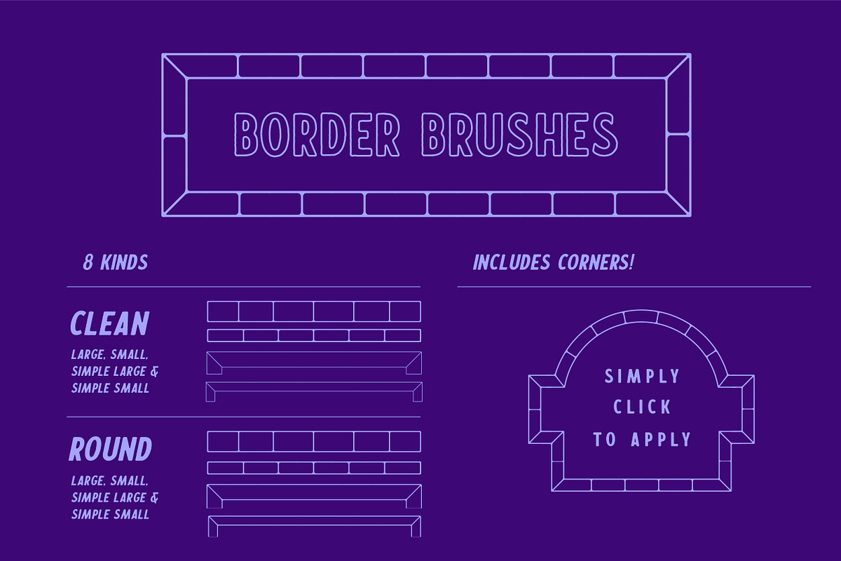 Logo Badge Pattern Brush for Ai, a Brush Add-On by Hannah Bacon Design (Photo 8 of 8)