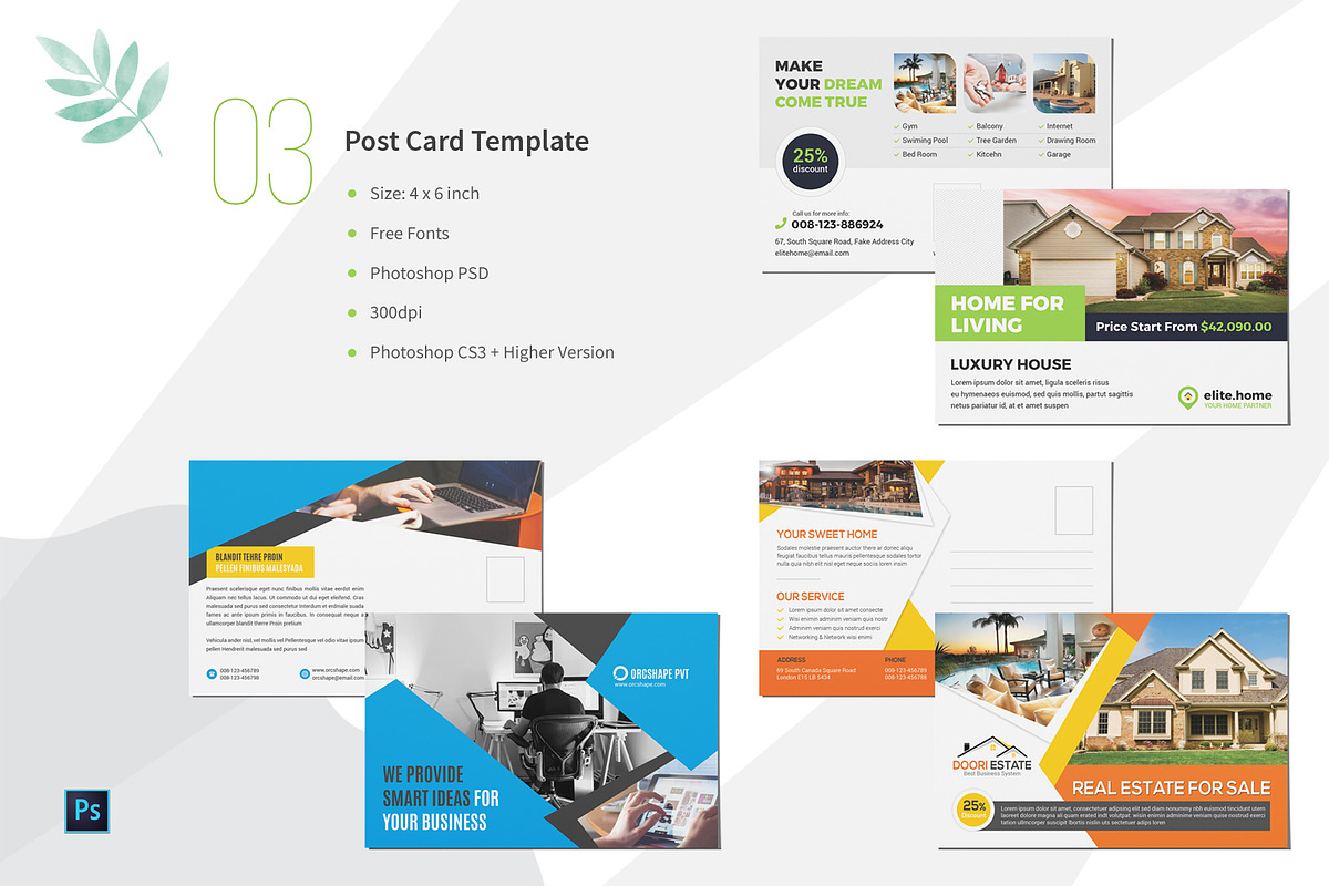 90+ Print Templates Mega Bundle, a Brochure Template by Orcshape Studio (Photo 17 of 28)