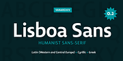 Lisboa Sans, a Sans Serif Font by Vanarchiv (Thumbnail 1 of 4)