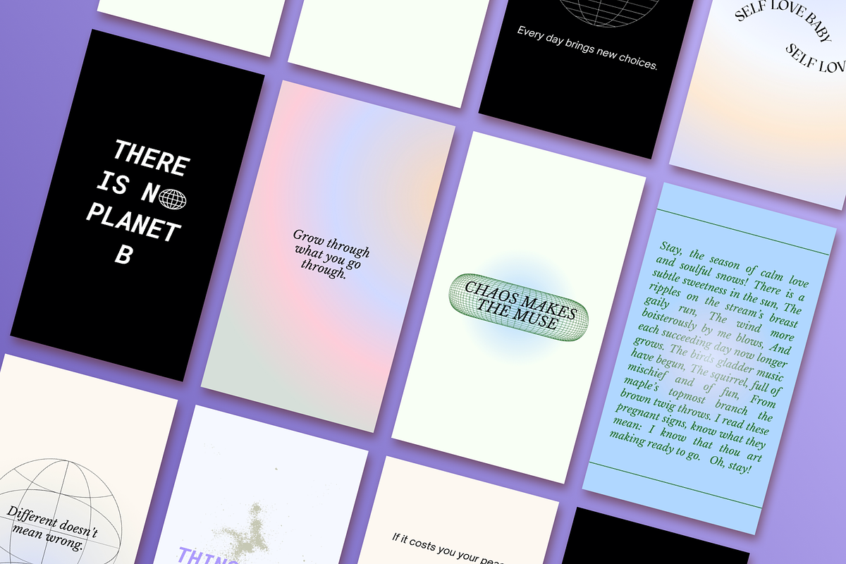Inspirational Quotes for Instagram, a Social Media Template by Bonumo (Photo 2 of 12)