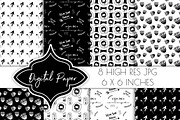scandinavian digital paper, pattern, a Pattern Graphic by Personal Epiphany (Thumbnail 1 of 3)