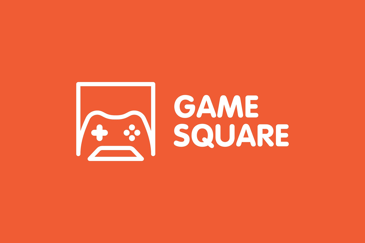 Joystick Game Square Logo, a Branding & Logo Template by ika trisiana (Photo 1 of 2)