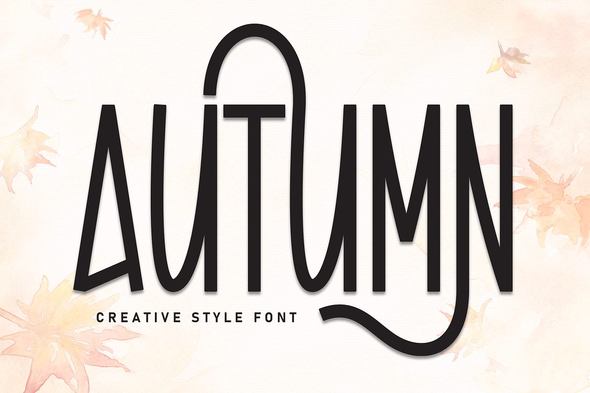Autumn | Script Font, a Script Font by Scratchones (Photo 1 of 9)