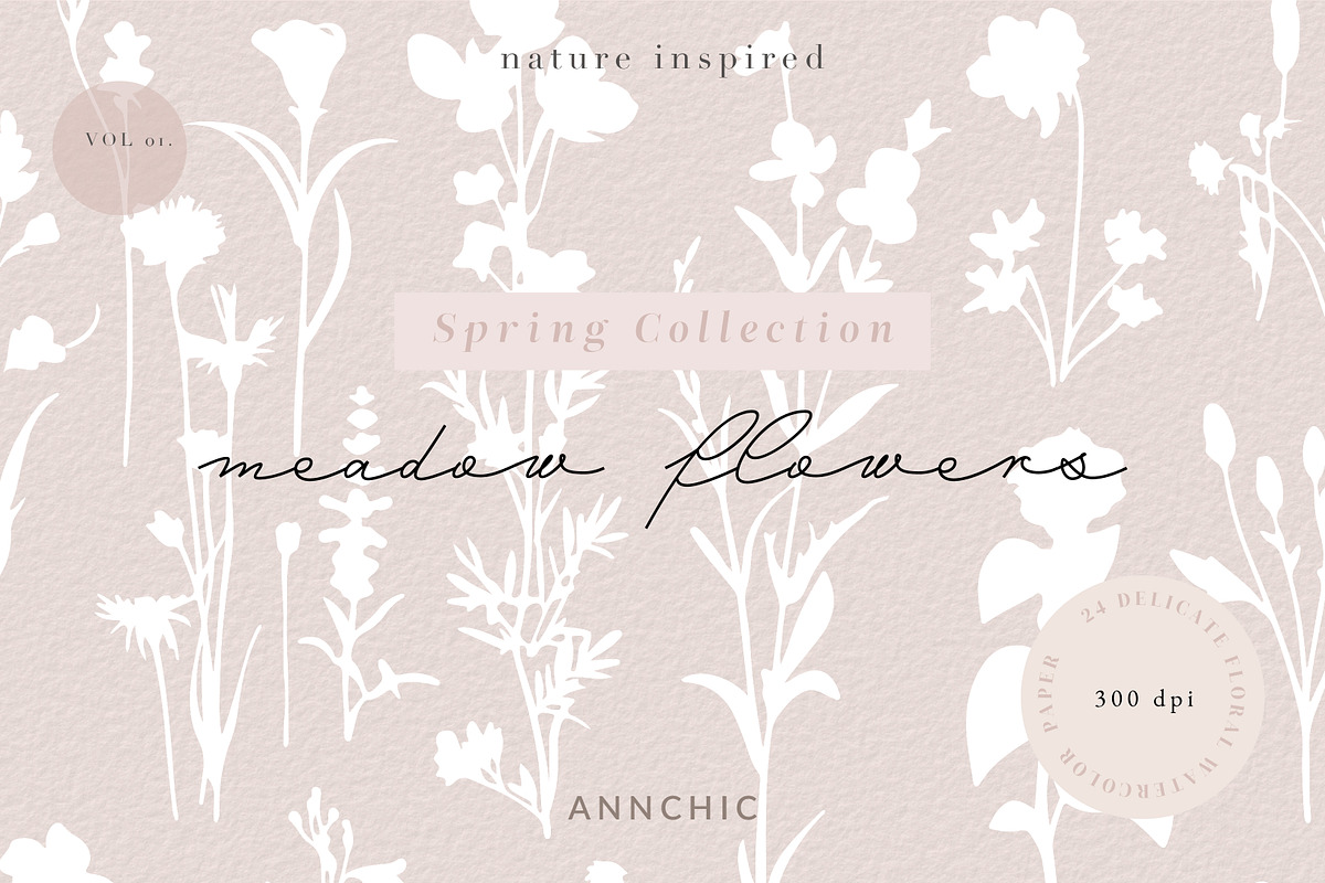 Meadow flowers - Digital art paper, a Texture Graphic by Anna Sokol (Photo 17 of 22)