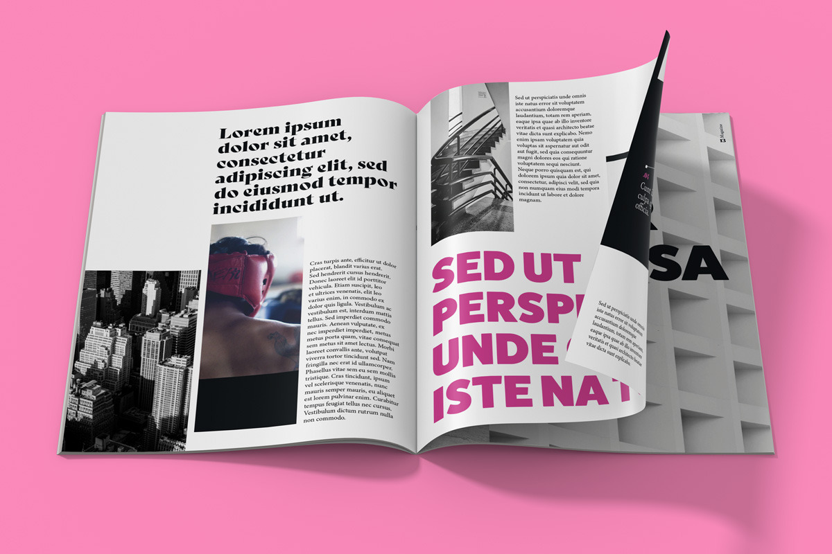 InDesign Magazine Template, a Magazine Template by LESZ Design (Photo 2 of 3)