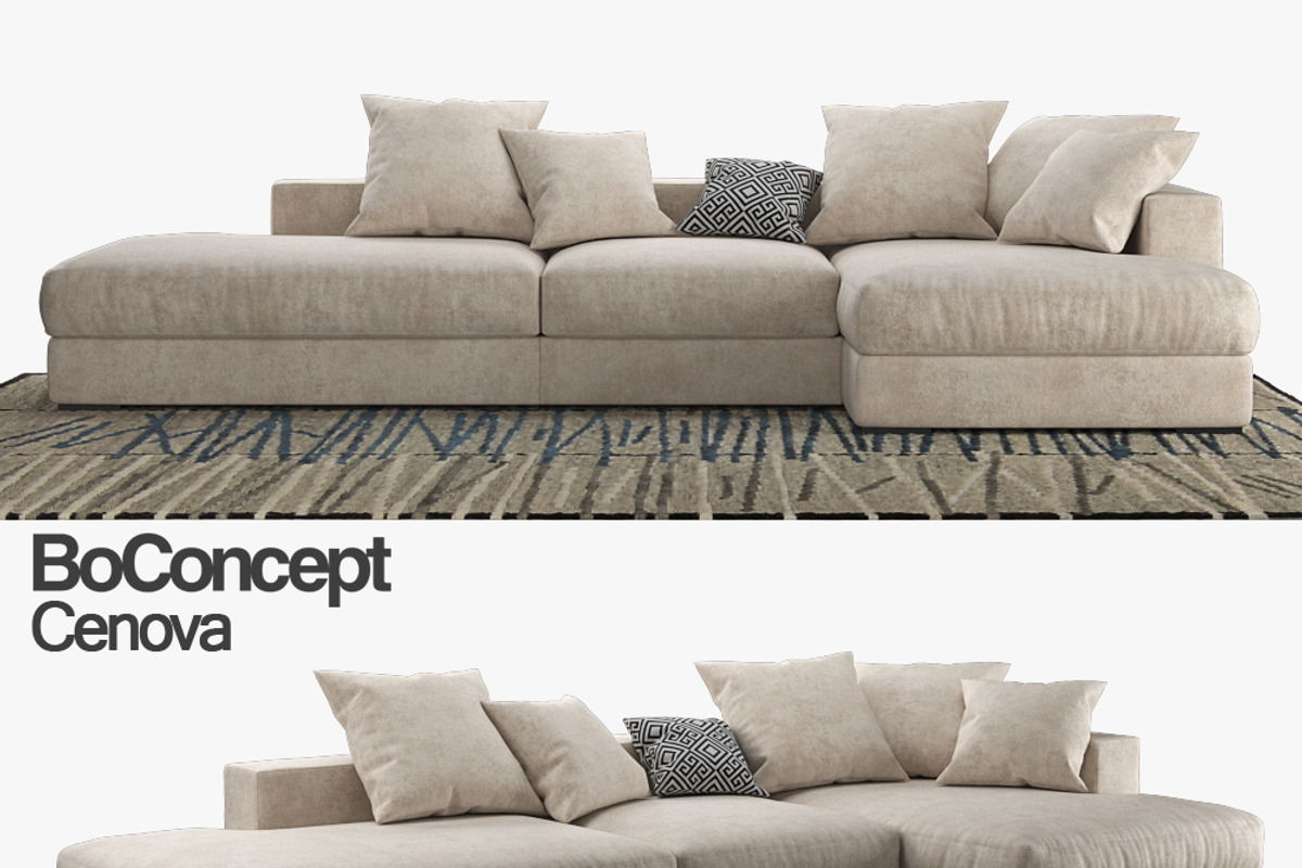sofa BoConcept Cenova GY52, a Furniture 3D Model by Alartimodels (Photo 1 of 9)