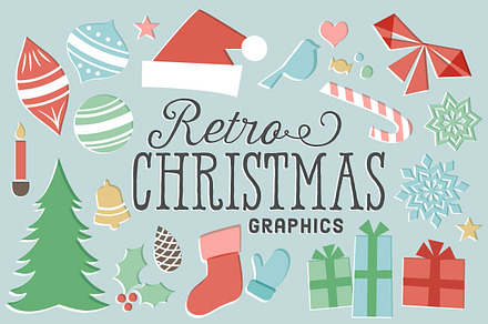 Retro Christmas Graphics