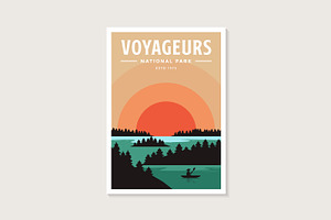 Voyageurs National Park Poster