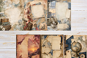 Vintage Travel Junk Journal Pages, a Background Graphic by LA Design (Thumbnail 2 of 10)