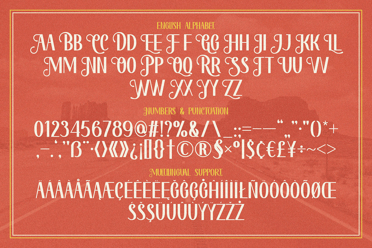 Road Trip - Retro Label Font, a Sans Serif Font by JumboDesign (Photo 3 of 5)