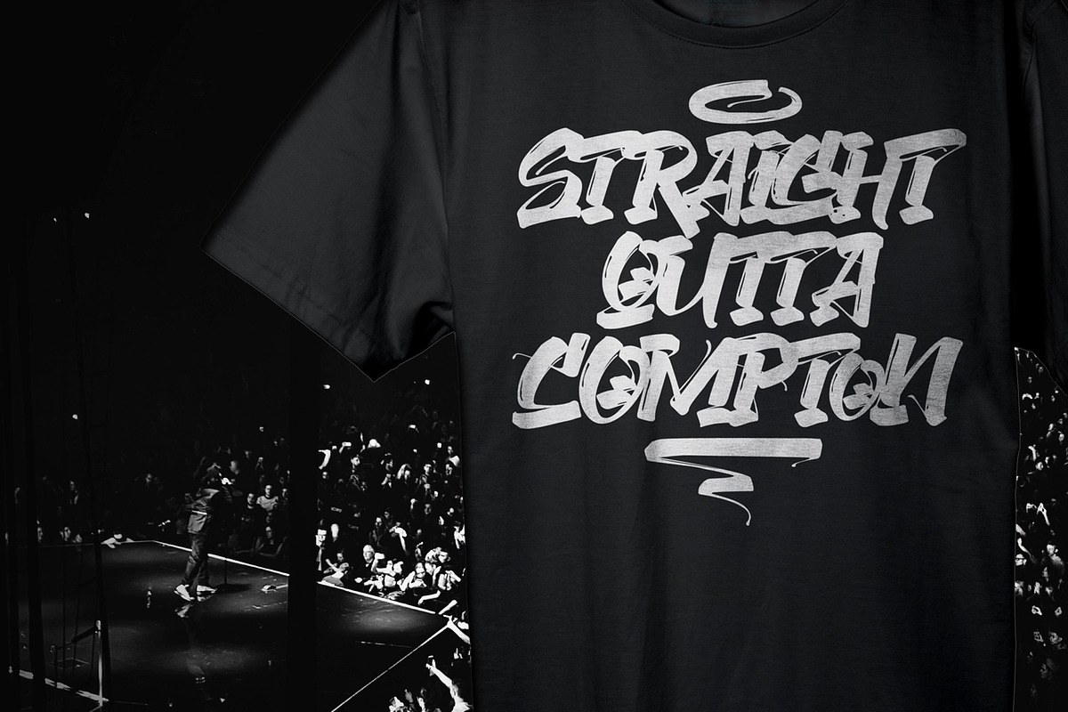 The Concrete Graffiti Font, a Handwritten Font by AaType. (Photo 5 of 7)