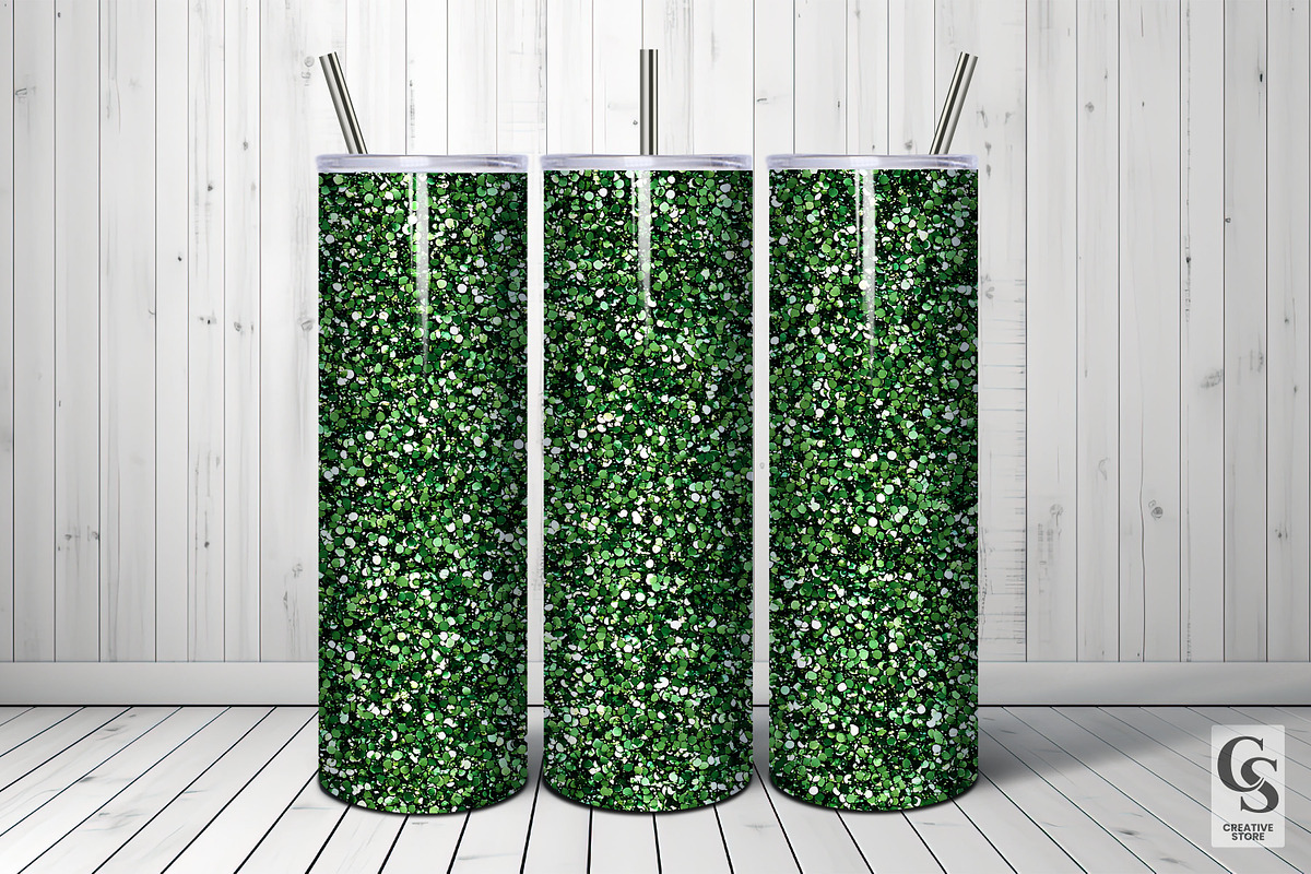 Green Glitter Seamless Texture Paper, a Texture Graphic by Creative Store (Photo 5 of 5)