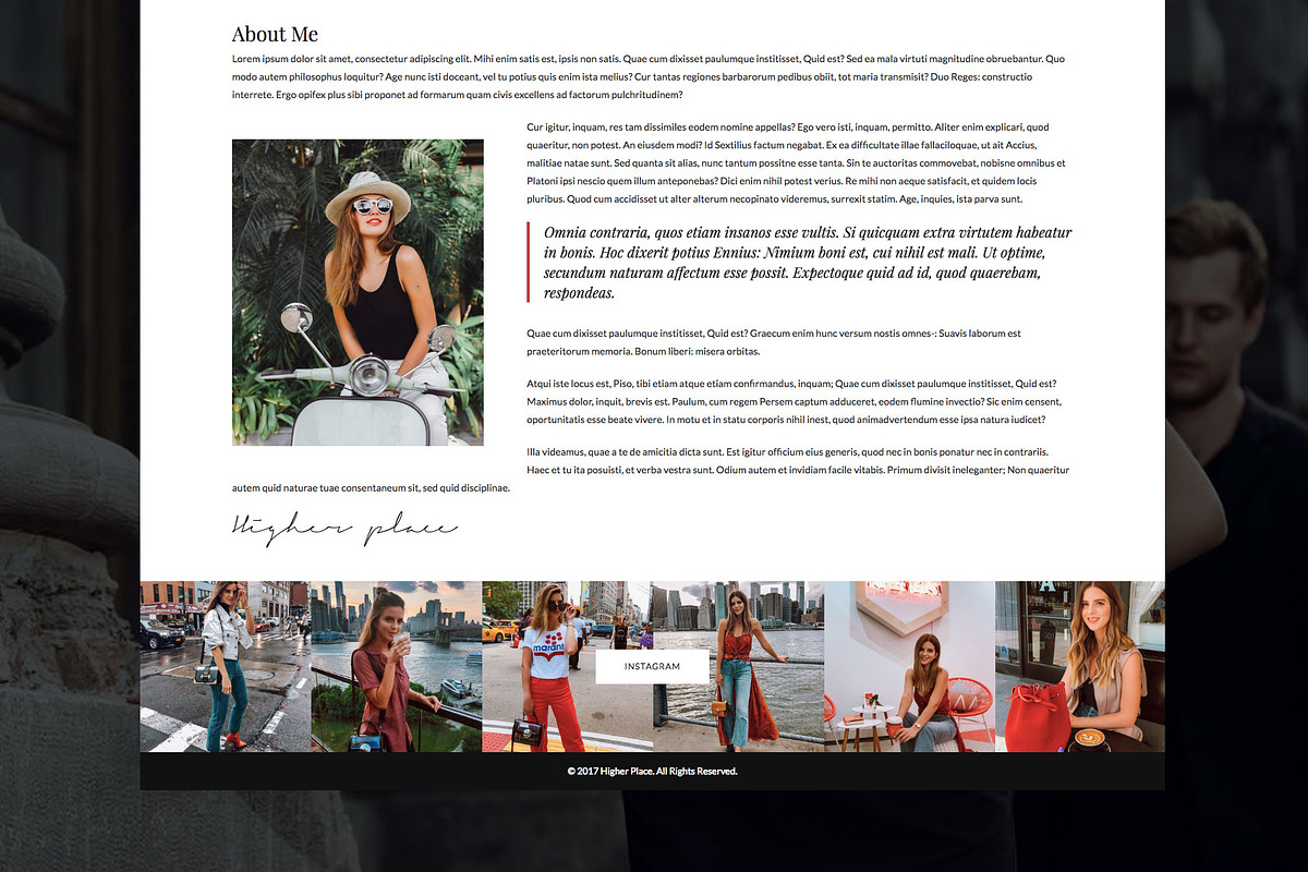 Black Fashion - WordPress Blog Theme, a WordPress Template by EasyBlog Themes (Photo 5 of 5)