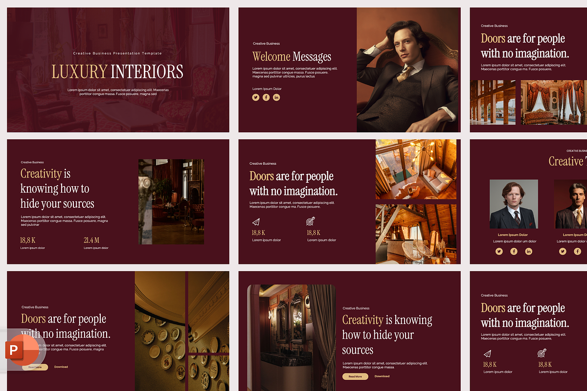 Interior Design Presentation, a Presentation Template by Hammad Arif (Photo 1 of 2)