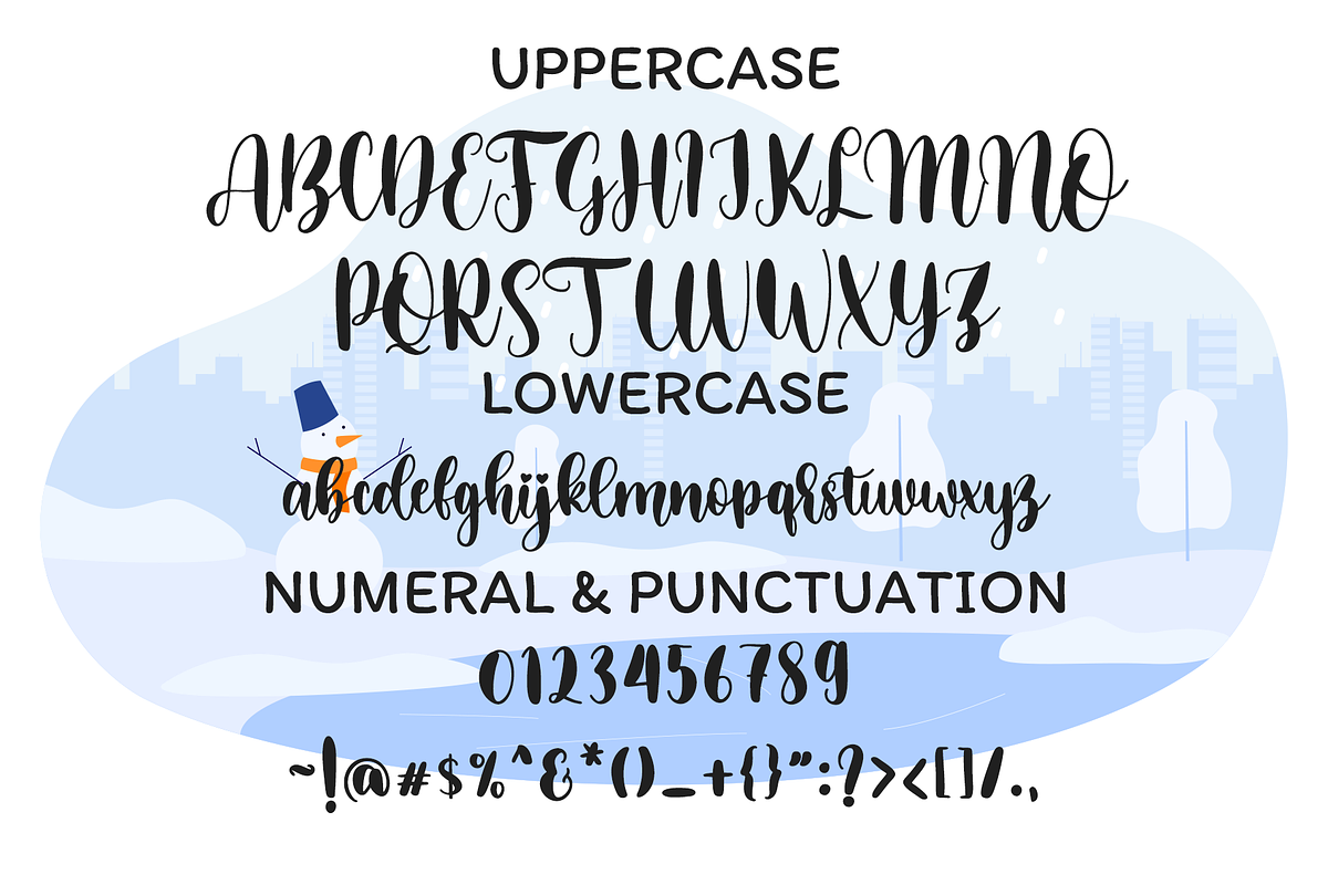 Sweet Christmas | Lovely Font, a Script Font by BearyType Studio (Photo 5 of 6)