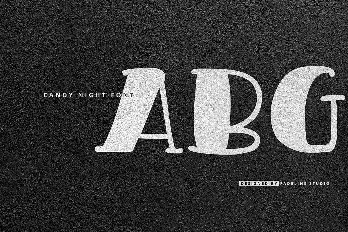 CANDY NIGHT FONT preview 7
