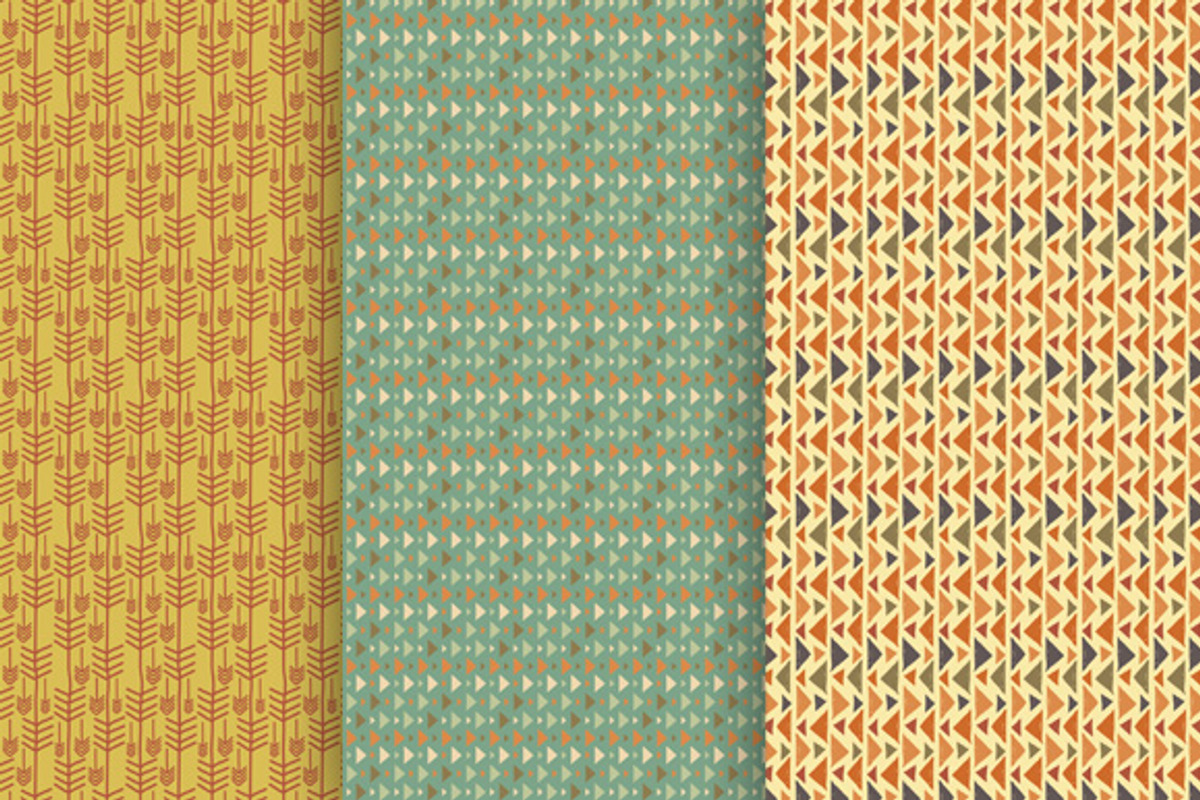12 Tribal aztec Digital Papers Pack. preview 4
