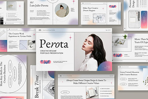 Creative Resume Portfolio GSlides, a Presentation Template by Fit-tee