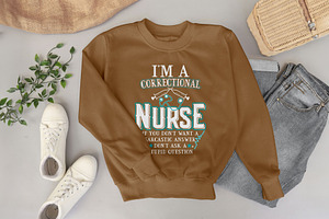Correctional Nurse Shirt Design, a Graphic by Vector Portal