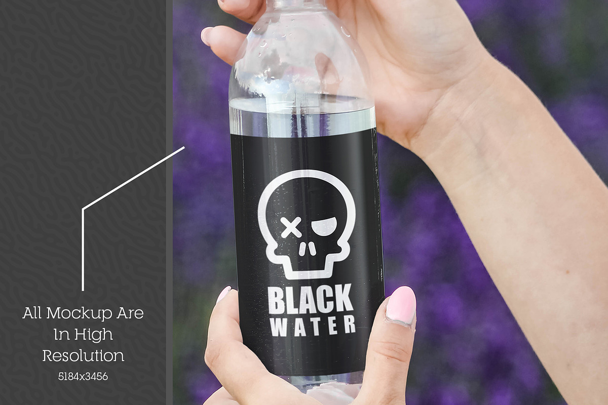 Water Bottle Mockup #09, a Product Mockup by alexandeerco (Photo 3 of 5)