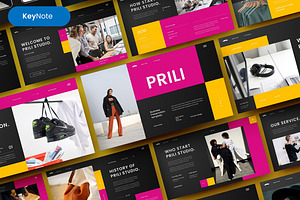 Prili – Business Keynote Template, a Presentation Template by Dens Creative Studio