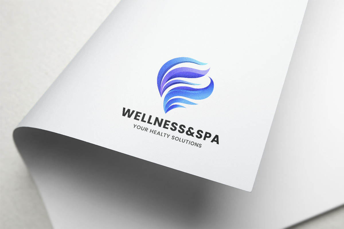 Wellness Spa Serene Flowing Wellness, a Branding & Logo Template by Design_Planet (Photo 2 of 3)