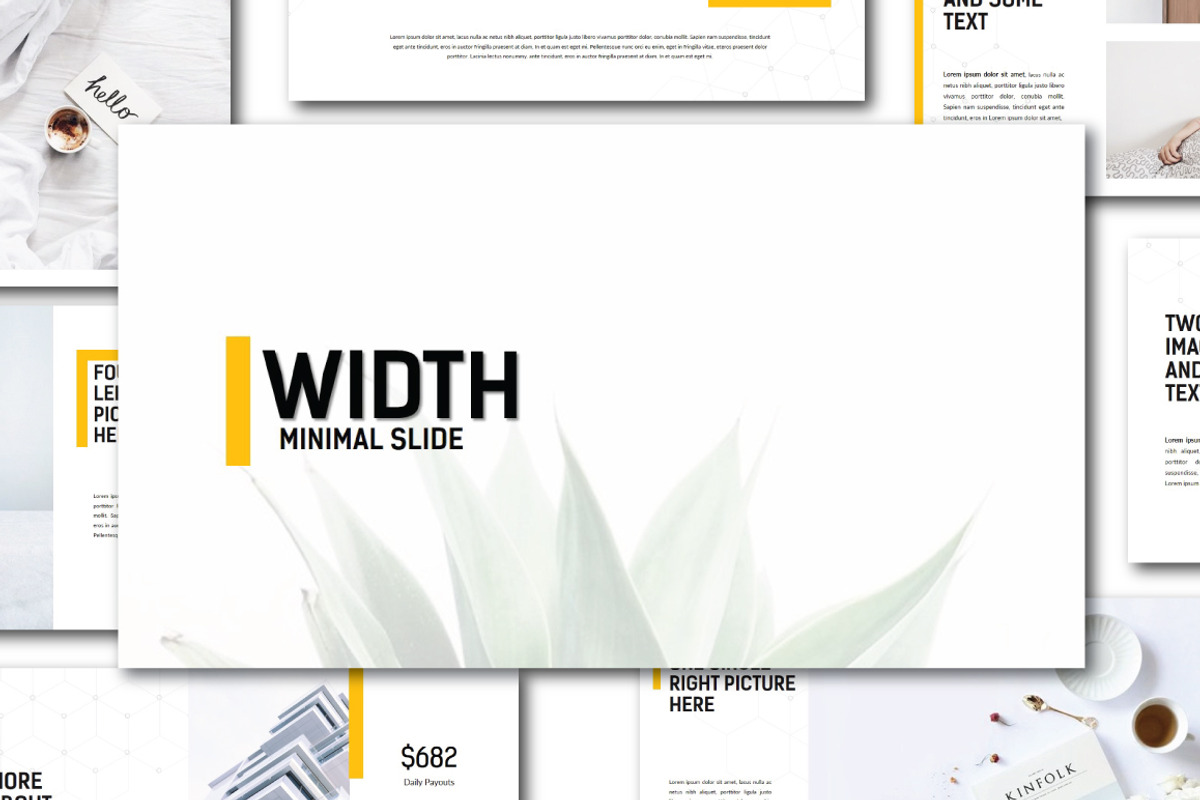 Width - Minimal Keynote, a Presentation Template by Collaborg Studio (Photo 1 of 7)