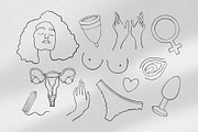 Women Body Illustration Line Art, a Person Illustration by MilanaDesignShop (Thumbnail 2 of 6)