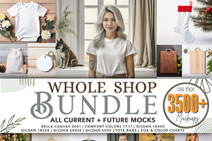 Whole Shop Mockup Bundle/3500 Mockup