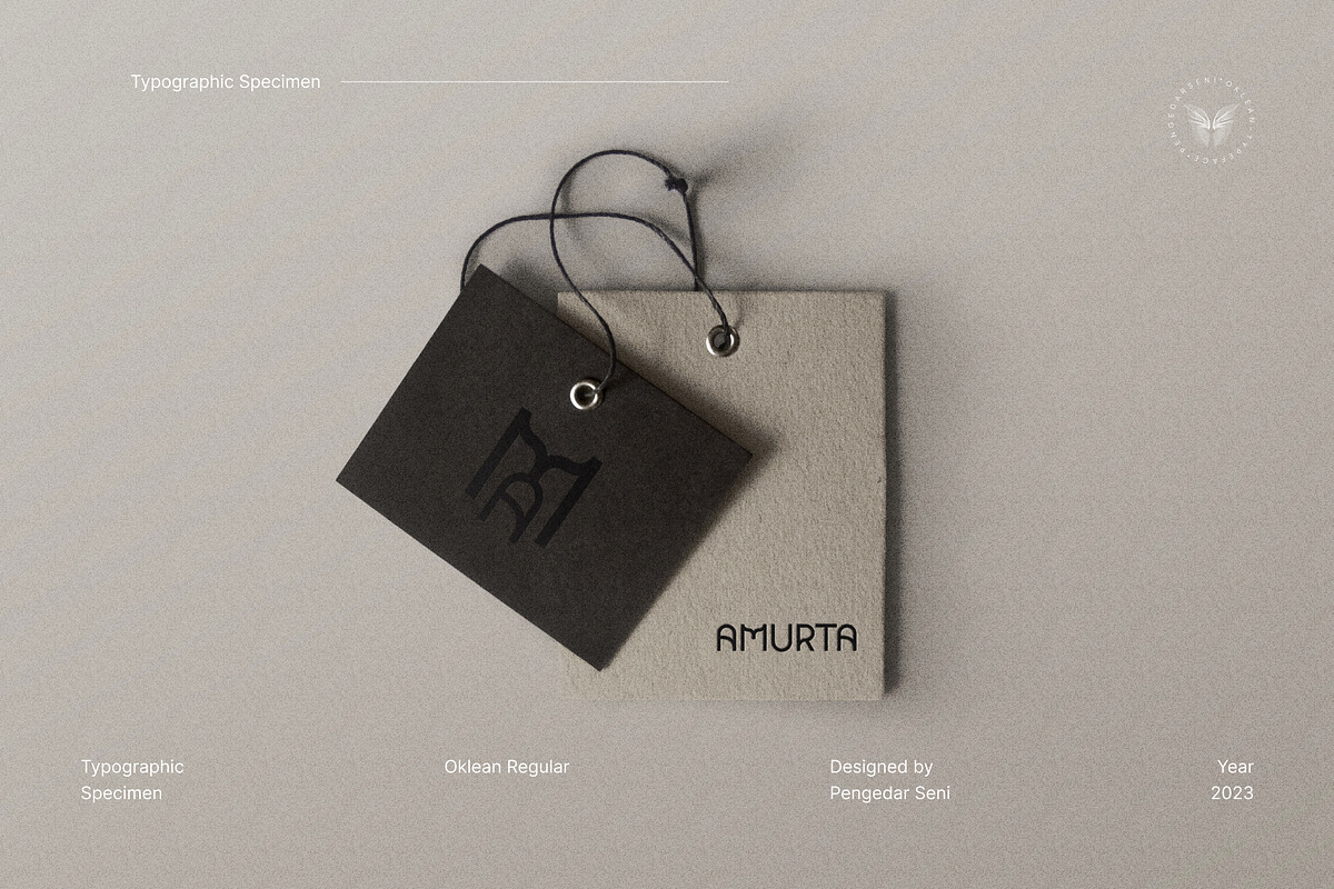 Oklean - Elegant Sans Serif, a Sans Serif Font by Pengedar Seni (Photo 9 of 11)