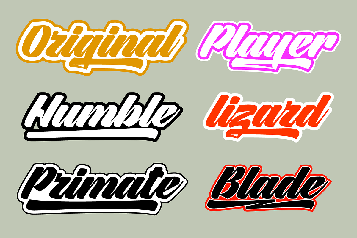 Redshine - Strong Bold Script, a Script Font by Sign Studio (Photo 3 of 9)