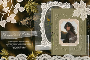 Emboss Paper, Lace Frames & Overlays, an Object Graphic by Pamyatka Shop