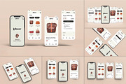 Smartphone Screen Mockup –Mobile App, an iPhone Mockup by DesignRushMarket (Thumbnail 1 of 12)