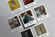 Polaroid Photos Collage Mockup, an Advertising Mockup by Graphic Deal (Thumbnail 11 of 11)