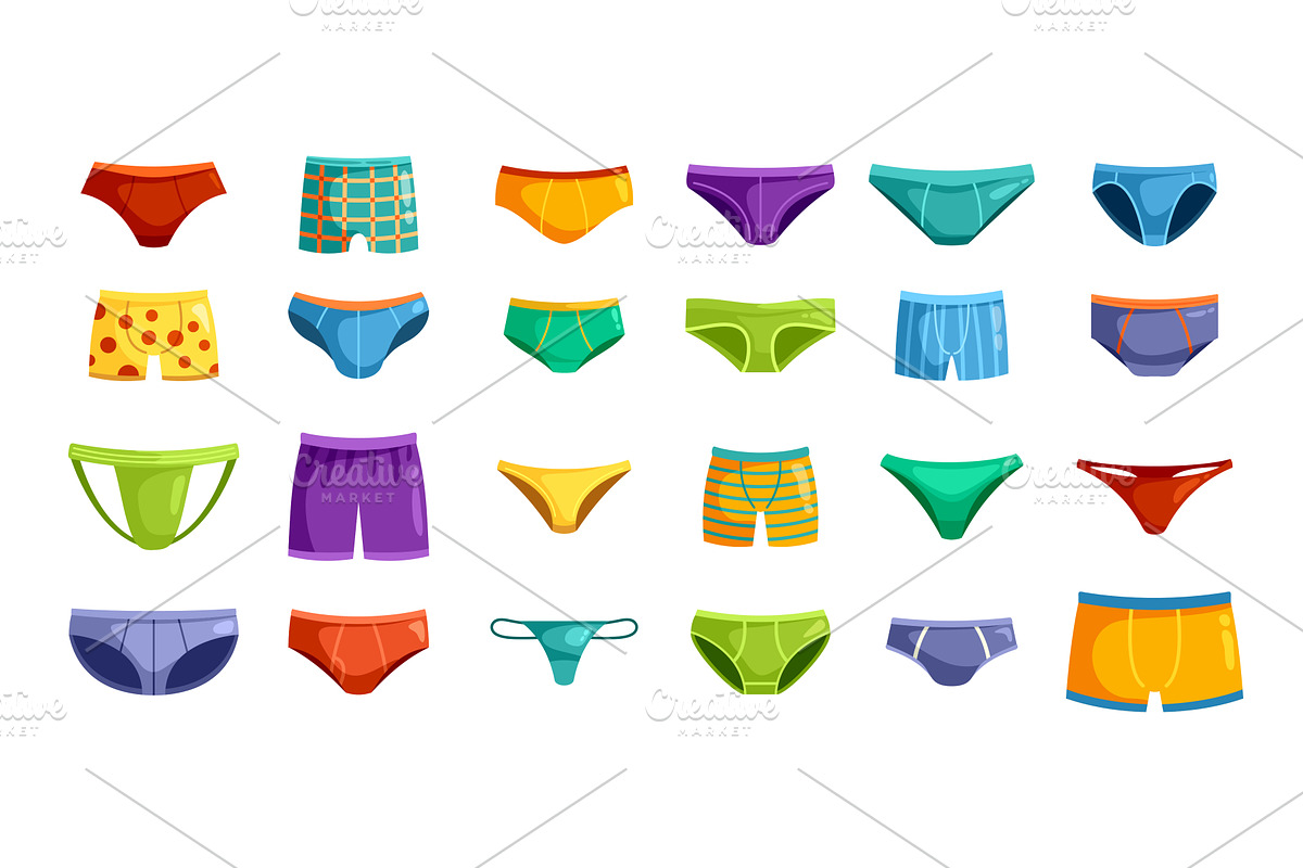Mens underwear. Men underpants, male, an Object Illustration by Stock-Smart-Start