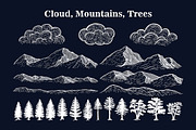 Mountain Landscape Elements, an Illustration by Artolabs (Thumbnail 2 of 5)
