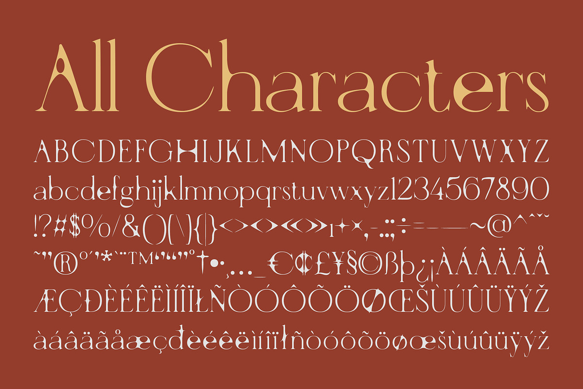 CS Rowena Drawn, a Serif Font by Craft Supply Co. (Photo 8 of 8)