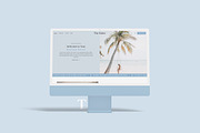 The Palms Wix Template, a Wix Template by Girl Boss From Home (Thumbnail 1 of 8)