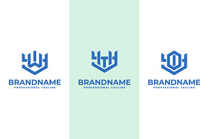 Letters YWI YHT YOI Hexagon Logo, a Branding & Logo Template by Pray Art Design Studio