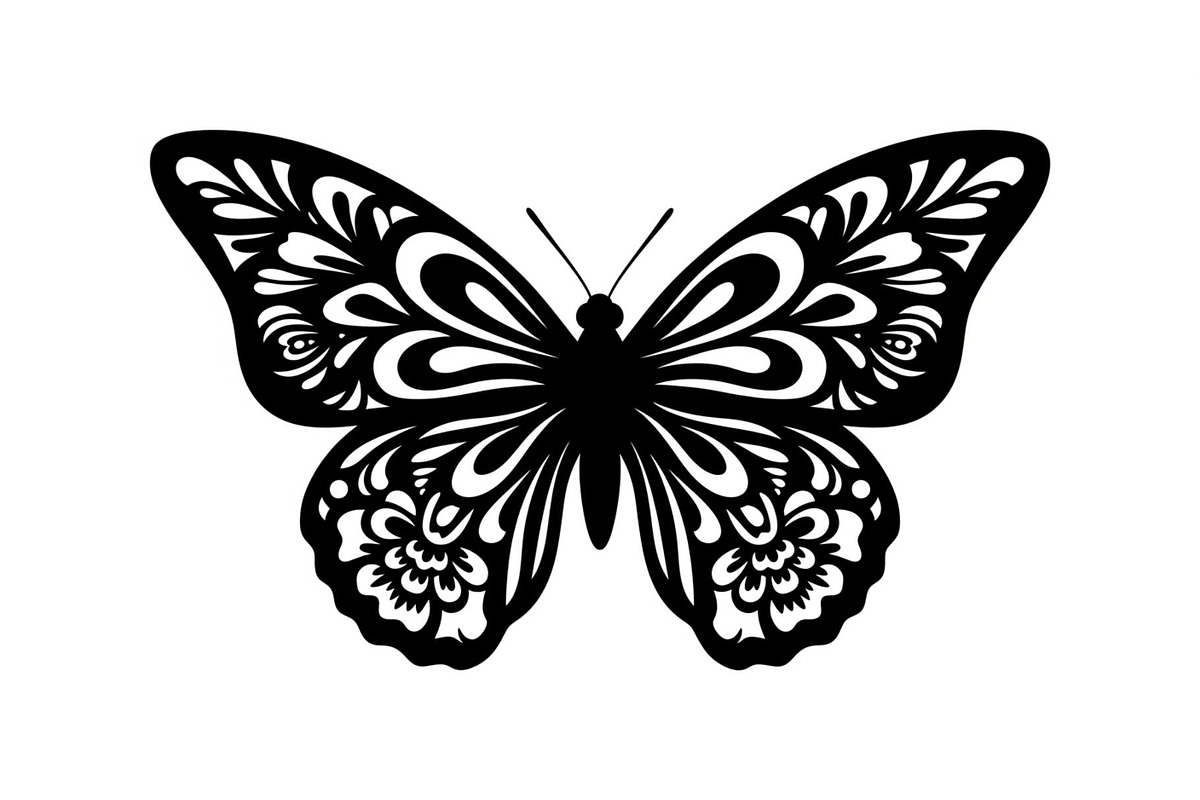 Butterfly Silhouette SVG Bundle, an Illustration by Gaye Art (Photo 26 of 31)