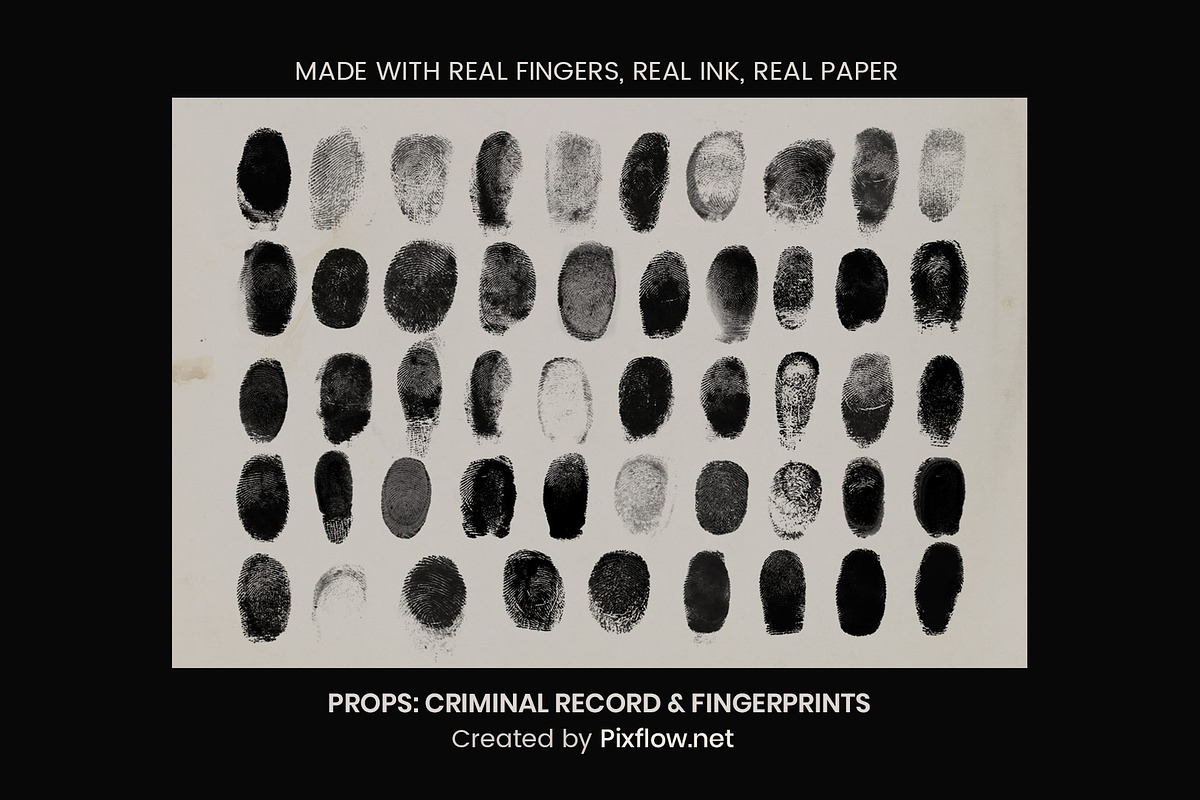 Criminal Record & Fingerprints, a Graphic by Pixflow (Photo 2 of 9)