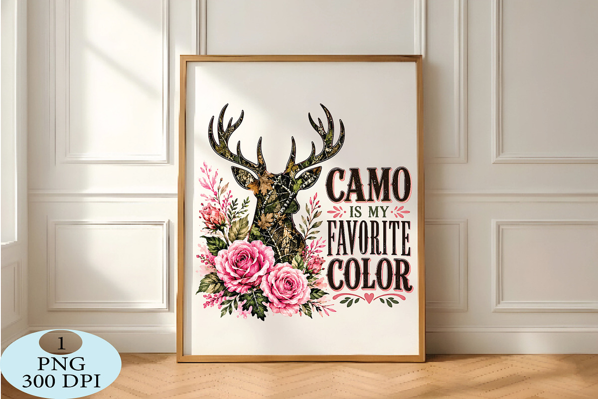 Camo Is My Favorite Color PNG, a Seasonal Illustration by Daily.Designs (Photo 5 of 5)