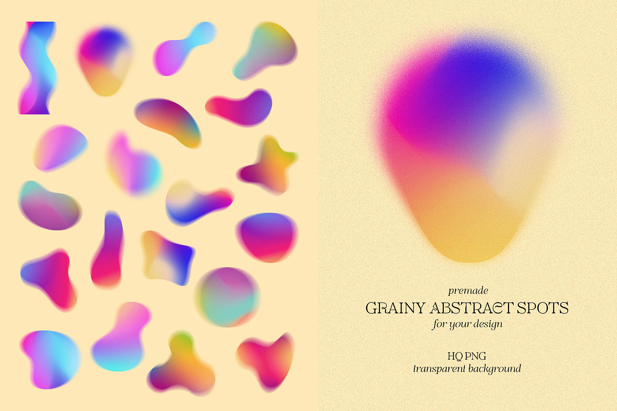 Grainy spots & gradients, a Texture Graphic by Deveze Art & Co (Photo 9 of 11)