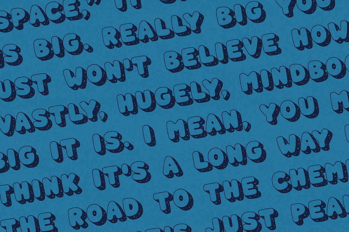 Space Time Font, a Font by Lauren Ashpole (Photo 3 of 5)